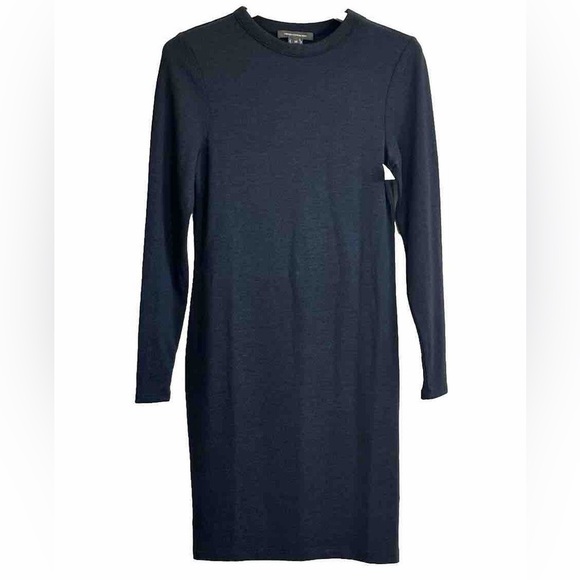 French Connection Dresses & Skirts - FRENCH CONNECTION Classic Navy Long Sleeve Knee Length Dress Medium